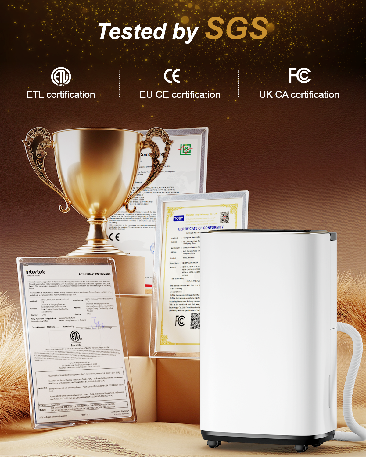 5000 sq.ft Dehumidifier for Basement, 50 Pint Dehumidifiers for Home with Drain Hose, Smart Humidity Control, 24H Timer & Child Lock, Ideal for Large Room, Bathroom, Bedroom, Garage