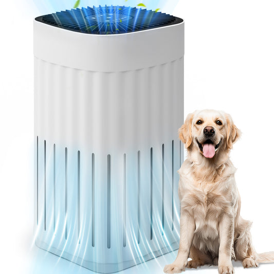 Nexaro HEPA Air Purifiers for Home Large Room Up to 1200 ft², Upgrade Carbon Air Purifier for Pets, Filters Up To 99.9% of Smoke, Dust, Odor, Quiet Air Purifier with Sleep Mode, Timer, CADR 200